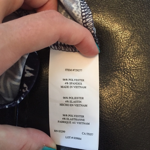 5/$25! Studio by Tiana B navy skin dress - Picture 5 of 5